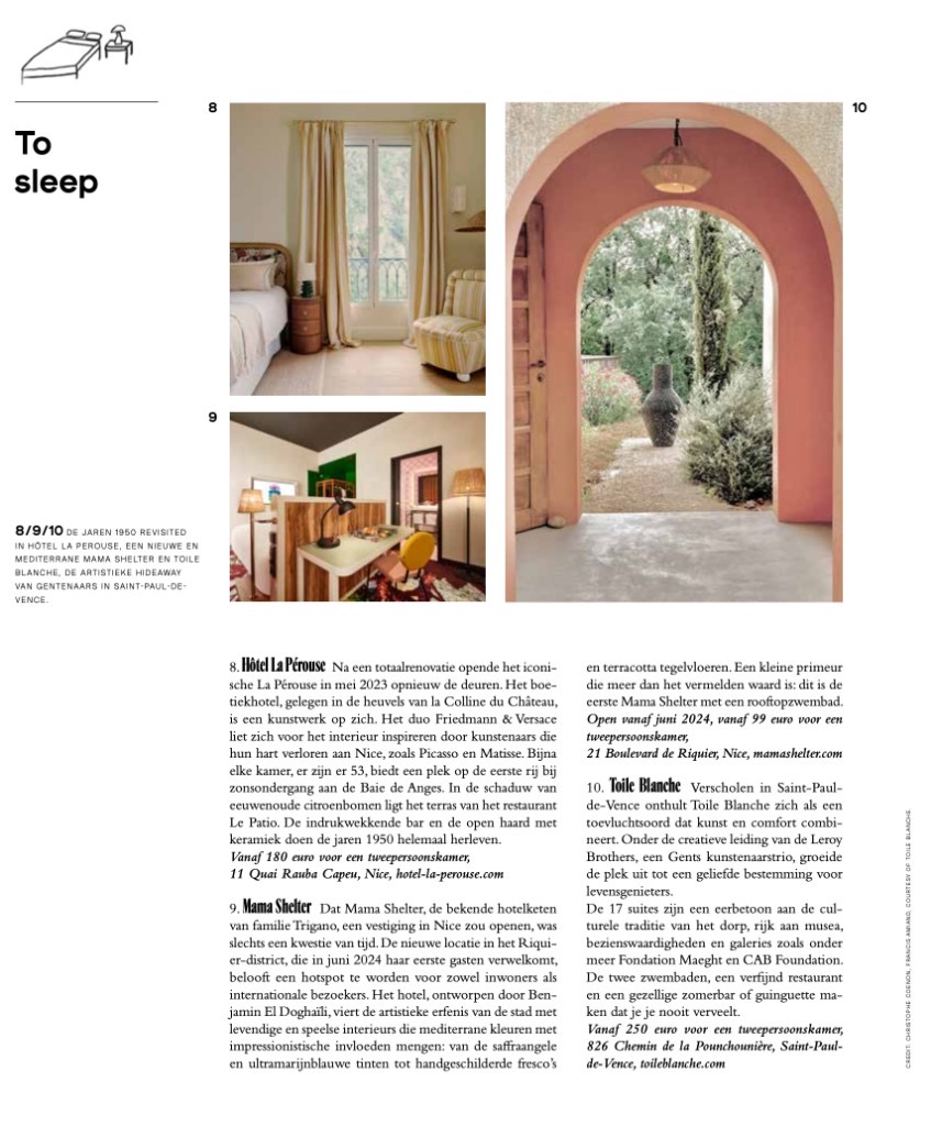 Sabato (Belgium), Toile Blanche press coverage