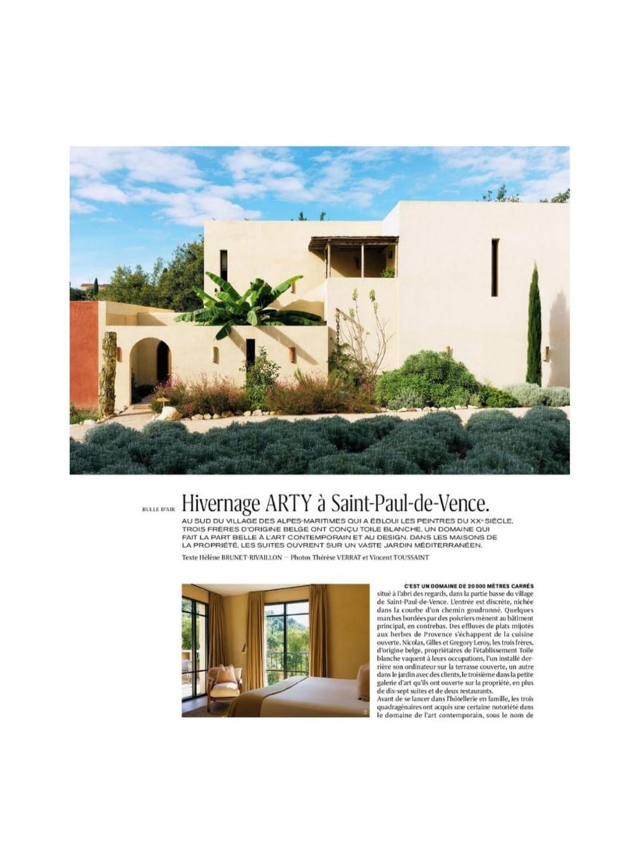 Le Monde — Toile Blanche press coverage