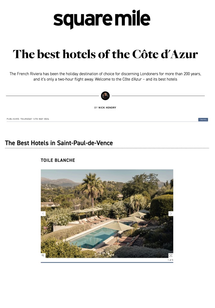 Square Mile (UK), Toile Blanche press coverage